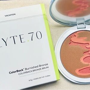 NEW FLYTE.70 ColorBack Burnished Bronze VACATION Powder Bronzer .29oz (8.5g)